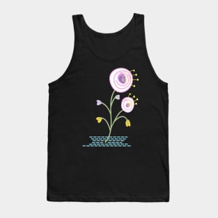 flower looking at the sky Tank Top